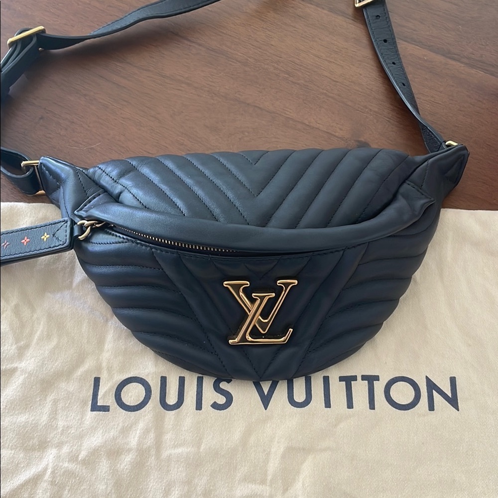 Louis Vuitton New Wave Bumbag - Quilted Belt Bag with Gold Logo